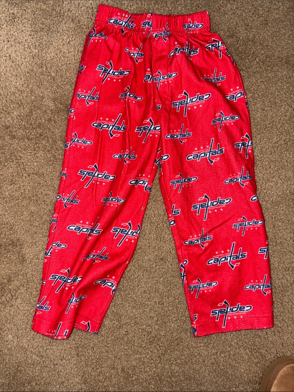 Kids Washington Capitals Fleece Pajama Pants